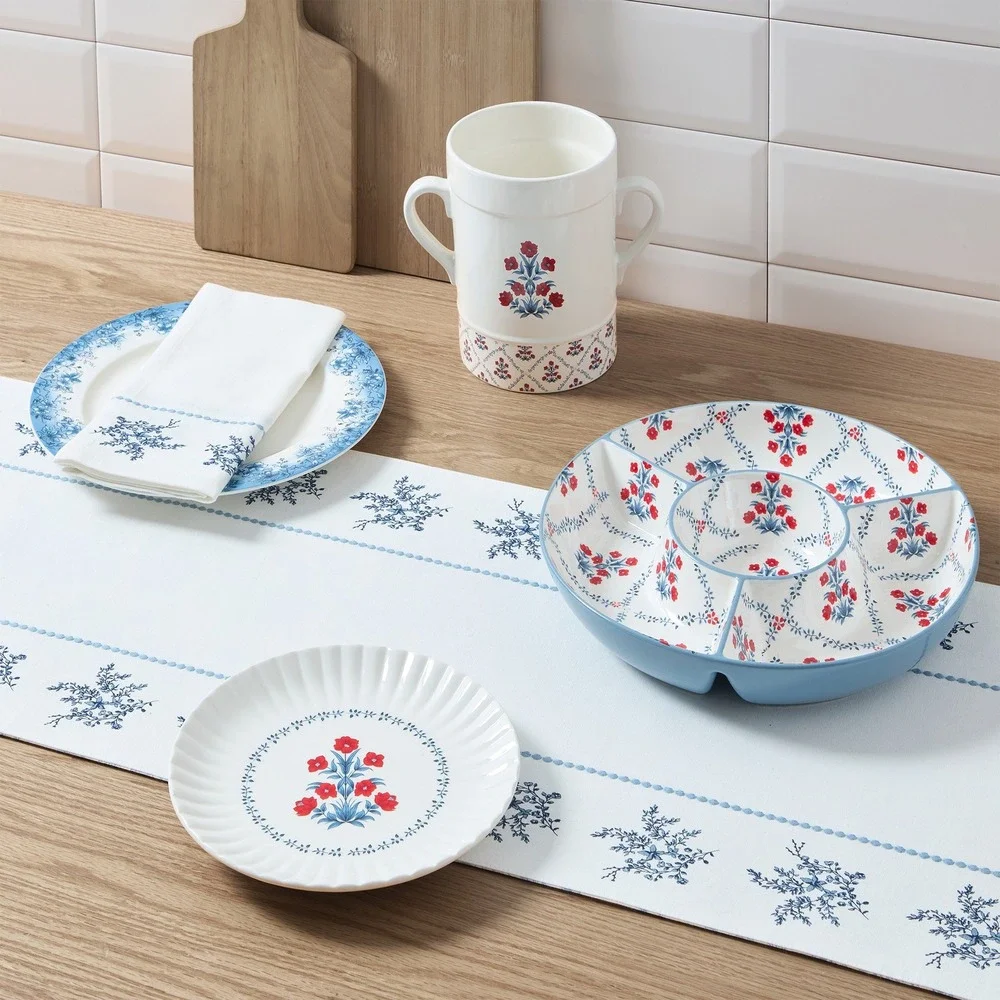 My Texas House Poppy Trellis Utensil Crock, Red Blue‎ - Walmart 2026
